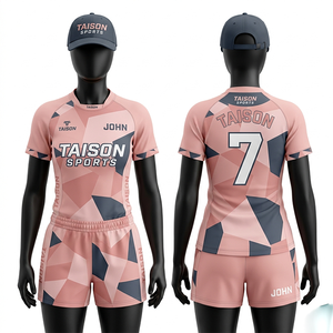 Premium Women Rugby Uniform 180 GSM Polyester Interlock Lime Green Black Panel Design Custom Sublimation Set - Product Image 5