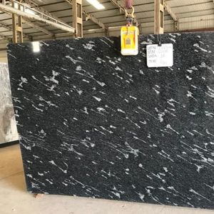 Best finishing natural polished modern Fish Black <b>granite</b> for Airport, Railway Station, Hotel, Villa, Apartment, Office Building - Product Image 2