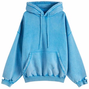 เสื้อฮู้ดดี้ผู้ชายทรงโอเวอร์ไซส์ สีพื้น ผ้าฝ้ายเฟรนช์เทอร์รี่ มีกระเป๋า ดีไซน์เรียบง่าย ทรงปกติ เหมาะสำหรับใส่ในฤดูใบไม้ร่วง - Product Image 4