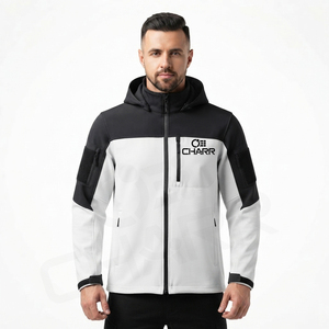 Charr - Chaqueta de Invierno para Senderismo, Abrigo Térmico, Cortavientos, Talla Grande, con Capucha, Chaqueta Táctica de Camuflaje, Chaqueta Softshell - Product Image 1