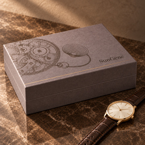 Boîte rigide personnalisée SunGene Horology Archive pour montre de luxe et ensemble de bracelets - Product Image 4