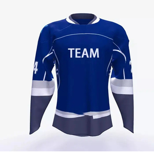 Camiseta de Hockey Personalizada |   Uniforme Deportivo para Equipos |   Ropa de Hockey sobre Hielo Duradera y Transpirable |   Ropa para Partidos y Entrenamientos - Product Image 4
