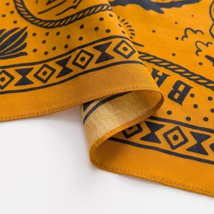 Bandana promotionnel personnalisé en coton uni respirant avec impression numérique, motif artistique, pour femmes, style occidental, masque de sport anti-UV, vente en gros - Product Image 3
