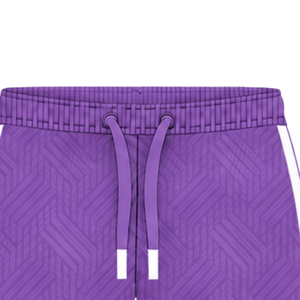 Shorts de sport violets personnalisés pour l'entraînement athlétique, la gym, la course, avec cordon de serrage, séchage rapide, respirants, performance, vêtements de sport, uniforme d'équipe - Product Image 6