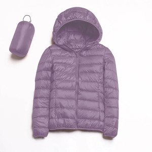 Veste matelassée noire en PU pour femme et homme, col montant, fermeture éclair, longueur courte, hiver, décontractée, imperméable, coupe ajustée - Product Image 5