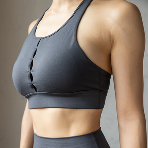 Custom Seamless Women’s <b>Cross</b> Back Sports Bra High Elastic Breathable Yoga Fitness Bra <b>Top</b> - Product Image 4
