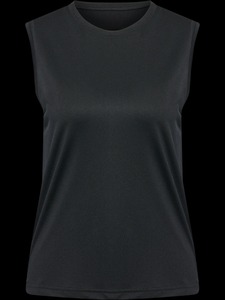 Custom logo <b>Women's</b> <b>Black</b> Crew Neck <b>Tank</b> <b>Top</b> Sleeveless Solid Sporty Gym Shirt Factory direct - Product Image 4
