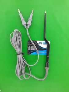 Pinzas bipolares de bayoneta anguladas hacia arriba de acero inoxidable + cable bipolar universal, instrumento quirúrgico CE, instrumentos quirúrgicos básicos - Product Image 6