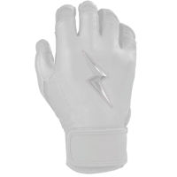 Gants de frappe en cuir Cabretta blancs de qualité supérieure, légers et durables, avec logo Lightning, fermeture auto-agrippante, unisexe, pour adultes