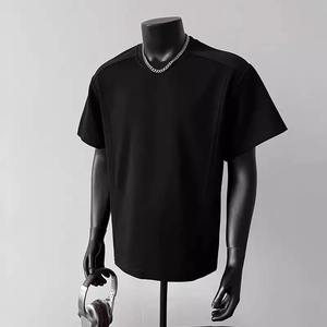 เสื้อยืดแฟชั่นอเนกประสงค์ ดีไซน์เก๋ คอกลม แขนสั้น สำหรับผู้ชาย ตัดต่อผ้าระบายอากาศได้ดี ไซส์ใหญ่ - Product Image 2