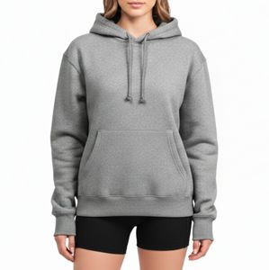 Sudadera con capucha para mujer con estampado de auriculares coloridos, informal, holgada, de punto de algodón, para otoño - Product Image 2