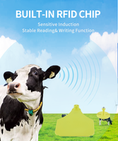 Nueva Etiqueta de Oreja RFID para Ganado con Código Láser UHF E-018, con Logotipo Personalizado para Ovejas, Vacas y Material TPU