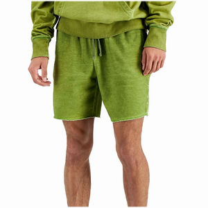 Ensemble court pour homme 2025 personnalisé, avec sweat à capuche léger zippé, coupe ample, idéal pour l'hiver, deux pièces, service OEM - Product Image 3
