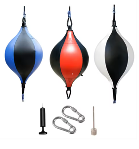 HAWK SPORTS INDUSTRIES - Balón de Boxeo de Doble Extremo para Entrenamiento de Velocidad, de PU, para Colgar del Techo o del Suelo, con Cuerda, para Práctica en Casa o en el Gimnasio - Product Image 1