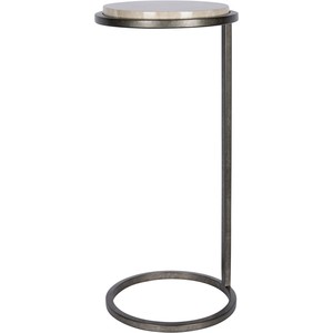 Modern Round <b>Marble</b> <b>Top</b> <b>Side</b> <b>Table</b> With Iron Frame Living Room Furniture - Product Image 3