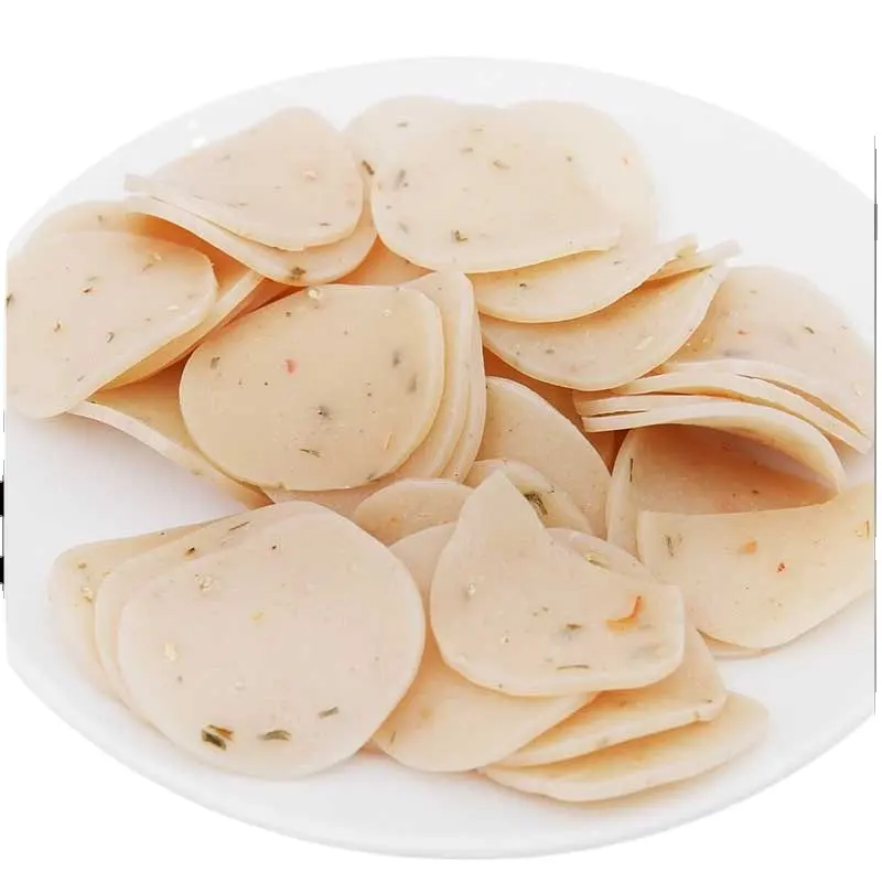 Bánh quy tôm và cua được làm từ bột mì, xốp và được trẻ em yêu thích, đóng gói trong 1 kg/túi nhựa.