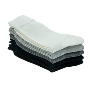 Calcetines de Tubo para Hombre, Color Sólido, Tejido de Mezcla de Algodón, Calcetines Largos Casuales para Otoño e Invierno, Trabajo y Uso Diario - Product Image 5