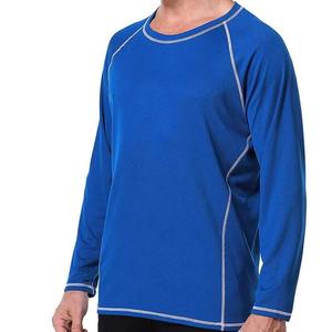 High Performance <b>Men</b> Rash Guard UV Protection Breathable <b>Compression</b> Quick Dry Long Sleeve Swimming <b>Shirt</b> Custom Logo Polyester - Product Image 6
