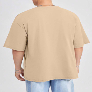 ผู้ผลิตเสื้อ OEM แบบกำหนดเอง ผ้าฝ้าย 100% คอปกสองสี เสื้อยืดแขนสั้นผู้ชาย คอกลม สวมใส่สบาย ระบายอากาศได้ดี แห้งเร็ว ทรงปกติ - Product Image 2