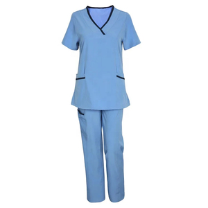 Unisex Medical Nursing Clinic Uniform Hospital Scrub Set 2pcs Set With Custom Logo - Product Image 5