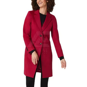 Abrigo Largo de Lana para Mujer, Cálido y Aislante, Ropa de Invierno Clásica, Fabricante Mayorista, Estilo Casual - Product Image 2