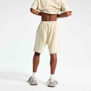 Shorts de sport pour hommes en coton 100% de haute qualité ODM, logo personnalisé, shorts de gym d'été, vente en gros OEM - Product Image 5