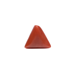 Loose 5.55 Carat Oval Cabochon Synthetic Red Coral Gemstone High Quality 4x6mm for Fine Jewelry - Product Image 2
