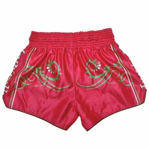 กางเกงมวยไทยสั่งทำพร้อมโลโก้สำหรับสโมสร - ระบายอากาศได้ดี แห้งเร็ว เหมาะสำหรับผู้ใหญ่ทั้งชายและหญิง ใช้สำหรับชกมวยและศิลปะการต่อสู้ - Product Image 4