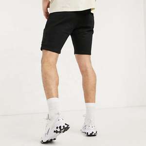 Pantalones Cortos Deportivos Negros de Moda con Bolsillos Tipo Cargo, 100% Algodón, Cintura Elástica, Transpirables, de Secado Rápido, para Hombre - Product Image 5