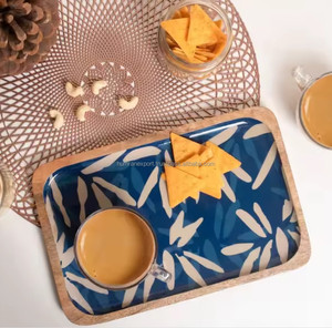 ขายส่งจานเสิร์ฟไม้ถาดคุณภาพดีที่สุดเคลือบพิมพ์จานเสิร์ฟขนาดที่กําหนดเอง - Product Image 1