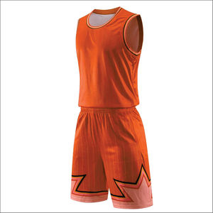 Conjunto de Uniformes de Baloncesto Personalizados para Adultos, Camiseta Deportiva Estampada 100% Poliéster Transpirable Unisex - Product Image 1