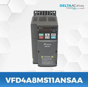 ไดรฟ์ปรับความถี่ Delta MS300 รุ่น VFD4A8MS11ANSAA ของแท้ รองรับมอเตอร์ IM&PMSM พร้อม Modbus มีสินค้าในสต็อก - Product Image 1