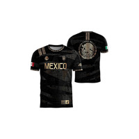 Maillot de football du Canada pour homme, manches courtes, imprimé par sublimation, motif géométrique feuille d'érable rouge, anti-humidité, col ras du cou, coupe classique