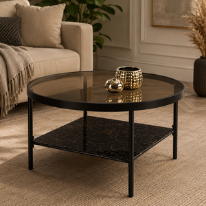 Hot Selling Bedroom Furniture Stainless Steel Coffee <b>Table</b> <b>Gold</b> Plated <b>Round</b> Marble Top <b>Side</b> <b>Table</b> Customized For Bedroom Ware - Product Image 4
