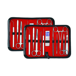 Kit complet de pratique de suture pour étudiants, très demandé, avec instruments chirurgicaux manuels en acier inoxydable, certifié CE, pour la chirurgie générale - Product Image 1