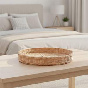 Plateau en rotin artisanal - Product Image 5