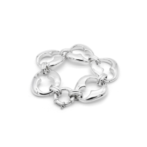 Bracelet à maillons découpés à double boucle - Product Image 1