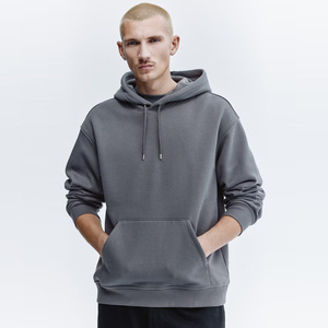 Sudadera con Capucha Gris Vintage - Corte Holgado, Estilo Casual Otoñal, Forro Polar - Resistente al Viento y Anti-Pilling para Uso Diario - Product Image 3