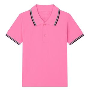 Polo de Manga Corta para Niños, 100% Algodón Tejido de Alta Calidad, con Logotipo Personalizado, Unisex, Informal, Escolar, con Cuello Camisero, Uniformes - Product Image 4