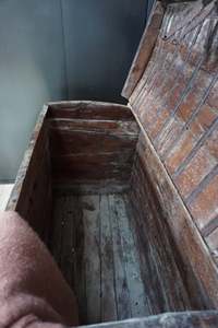 Antique Rustic <b>Wooden</b> <b>Storage</b> <b>Chest</b> Solid Wood Handmade Decorative Furniture Living Room Cabinet Reclaimed Wood Trunk - Product Image 4