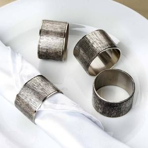 Luxury Gold Finish Metal Napkin Ring For Wedding <b>Table</b> Decoration Elegant Dining Accessories - Product Image 4