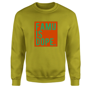 เสื้อสเวตเชิ้ตผ้าฝ้ายฟลีซ FAMU แบบกำหนดเองพร้อมลายพิมพ์ดีไซน์ คอกลม แขนยาว แฟชั่นเสื้อสเวตเชิ้ตสำหรับชมรมนักศึกษา - Product Image 3