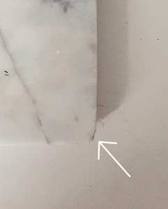 Ensemble de quatre sous-verres en marbre gris et blanc, faits à la main, sous-verres en pierre, décoration contemporaine pour la maison - Product Image 4