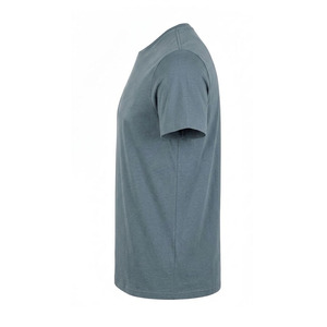 Camiseta de Algodón para Hombre, Corte Regular, Cuello Redondo, Manga Corta, Estilo Urbano, Diseño con Logotipo Estampado en la Parte Delantera, Tejido Jersey Transpirable, Camiseta Personalizada - Product Image 4