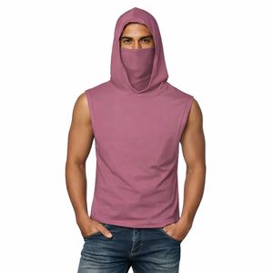 Camiseta sin Mangas con Capucha para Hombre, Último Diseño, Elegante, Moderno, Deportivo, a la Moda, para Entrenamiento, Fisicoculturismo, Cómodo, Elástico, Verano - Product Image 1