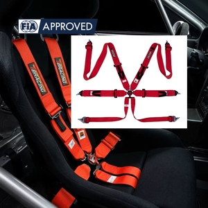 Cinturón de Seguridad Deportivo Profesional TBRACING ECO-D FIA 8853 de 6 Puntos con Cierre Rápido y Bloqueo de Leva, 16 Colores Disponibles - Product Image 2