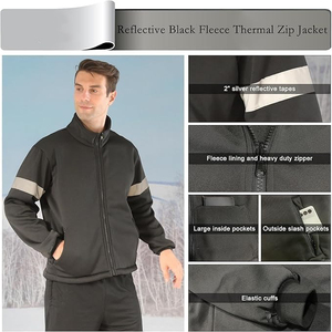 High Quality Winter Safety Jacket Insulated Construction Workwear Professional Supplier - Product Image 3