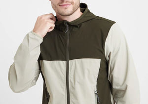 Chaqueta Softshell para Hombre, Resistente al Agua, Cortavientos, Transpirable, para Senderismo y Trabajo, Duradera, Cálida, Ligera, Personalizable - Product Image 3