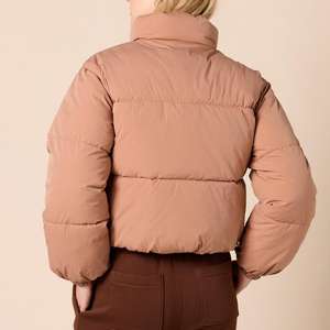 Latest Design <b>Cheap</b> Price Women Quilted <b>Puffer</b> <b>Jacket</b> High Quality Padded Front Zipper Women <b>Puffer</b> <b>Jackets</b> - Product Image 2