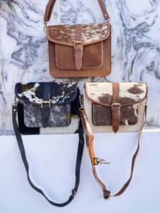 Sac à bandoulière élégant et décontracté en cuir de vachette véritable pour femme, avec fermeture éclair à pompon, imperméable et léger - Product Image 5